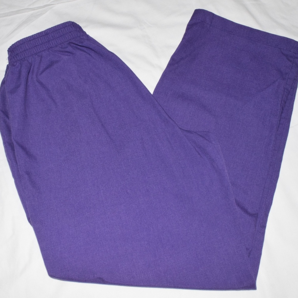 Peaches Scrub Pants Size Small 65% Poly 35% Cotton
